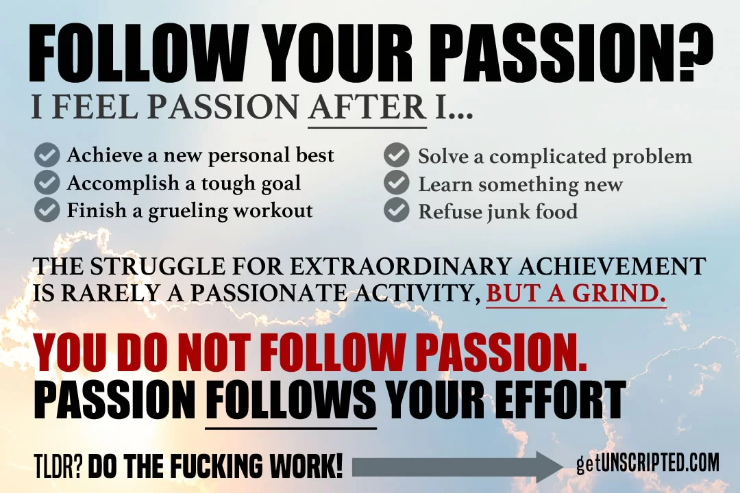 More Passion BS!