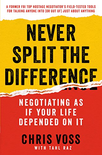 curriculum Agree with Sanction HOT! - Never Split The Difference, by Chris Voss | The Entrepreneur  Discussion Forum: Talk Fastlane Business